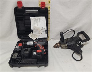 Craftsman Drill w/ Case, Charger & 2nd Battery