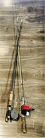 Lot Of 2 Fly Rods & Fishing Rod (Vintage)