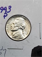 BU 1943 Silver Jefferson Nickel