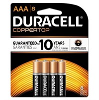 Coppertop Alkaline Batteries AAA 8 Pack / New