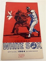 1964 MLB Chicago White Sox program scored card