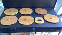 Longaberger Wooden Lids (5)
Wooden lids (2)