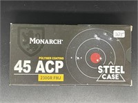 MONARCH 45 ACP 50 ROUNDS