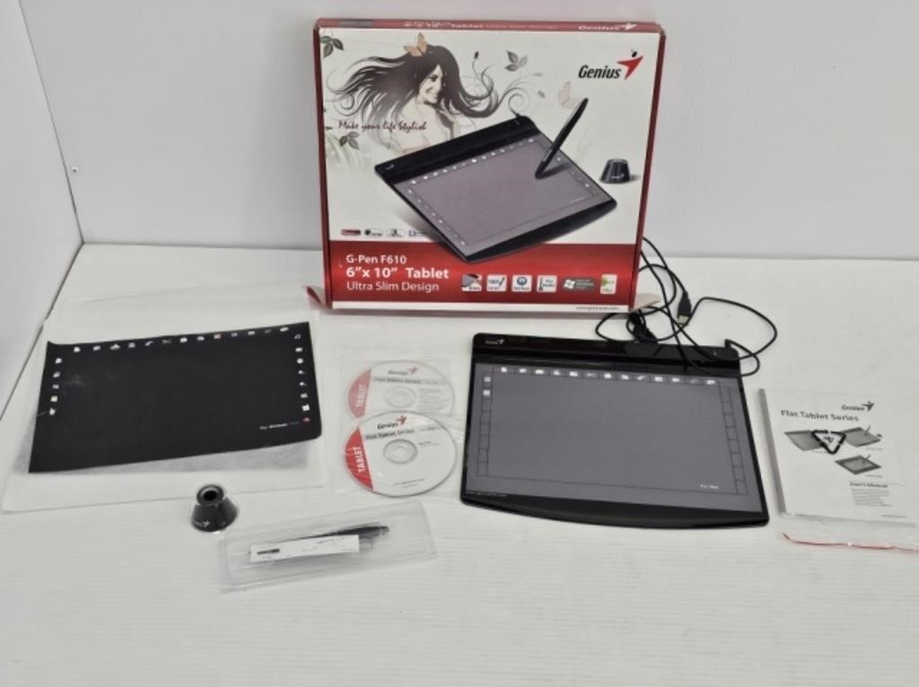 GENIUS G-PEN  F610 GRAPHICS TABLET - LIKE NEW