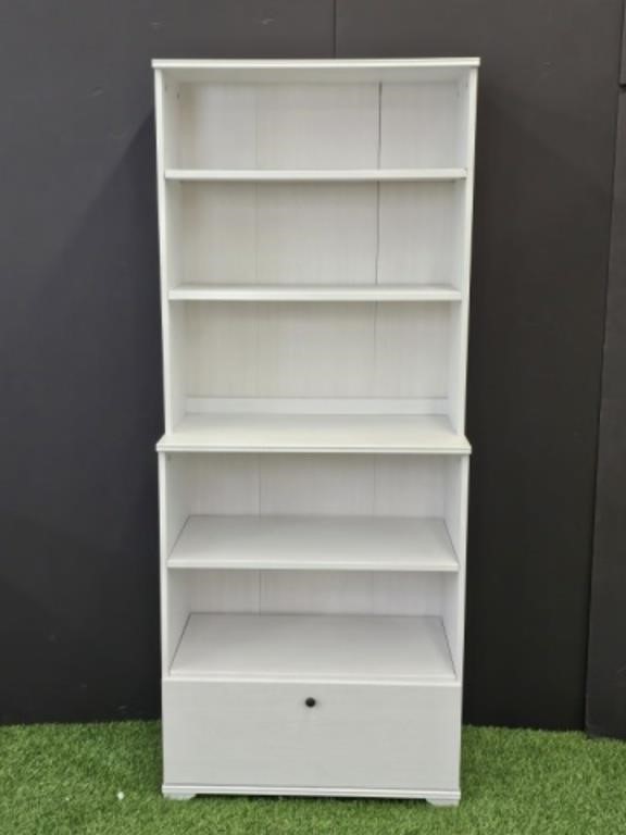 IKEA BOOKSHELF - 71.25" T X 16.5" D X 29.5" LONG