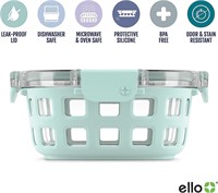 Ello Duraglass Round Glass Meal Prep Storage