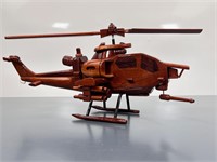 Cobra Helicopter Decor - Wood