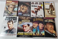 8 John Wayne Movies On VHS & Dvd