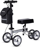 E8516  ELENKER Knee Scooter, Silver Walker