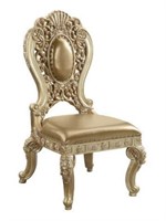 Set of 2 Seville Side Chair Gold Finish