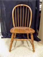 Vintage Oak Chair by Tell City Chair Co.