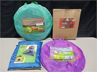 Kids large play tents, castle  and tunnels