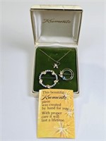 3 Vintage Krementz Jewelry in Original Box