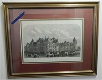 Framed picture "New law Courts"