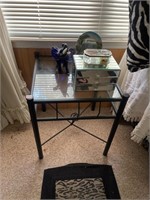 Bed Side Table and Contents