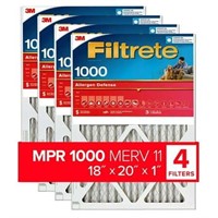 Filtrete 18x20x1 MPR 1000 MERV 11  4-Pack