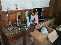 Lot of Lamps and Lamp Shades