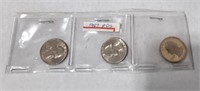 1987 PD&S Washington 25 Cent Coins