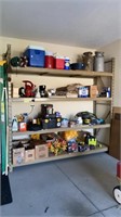 Pallet Racking Style Garage Shelf Contents Sold