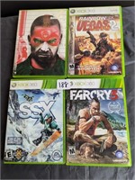 Lot of XBOX  360 Games- 4 Games