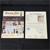 Scotty Bowman + 68-69 Stanley Cup Probram JSA/LOA