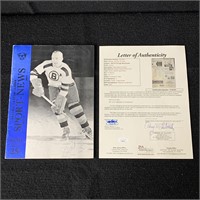 Abel/Babando + Signed Hockey Program w/COA