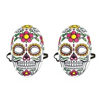 Beistle 00338, 2Piece Day of The Dead Masks,