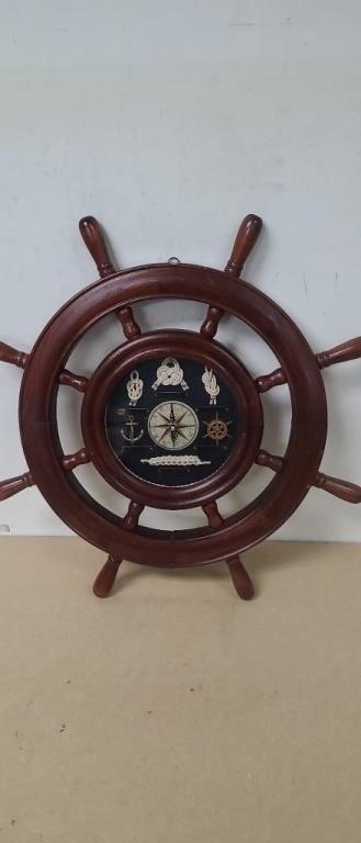 Novelty Ships Wheel. 15" Diameter.