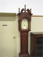 C & D Farrar Walnut Grandfather Clock