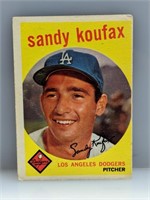 1959 Topps #163 Sandy Koufax HOF Dodgers