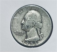 1953-D SILVER Quarter