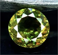 1.15 ct Round Diamond Cut Chrome Sphene