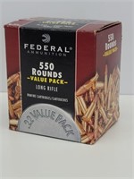 (550rds) Federal .22 Long Rifle High Velocity Ammo