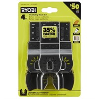 RYOBI 4pc Wood Oscillating Tool Blades (2 Packs)