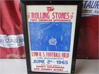 The Rolling Stones Framed Bar Decor 16X24