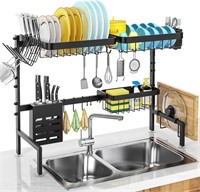 Over The Sink Dish Drying Rack,MERRYBOX 2-Tier Dih
