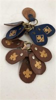Vintage Boy Scout Girl Scout Key Chains