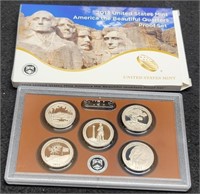 2013-S 5 Coin A The B Quarter Proof Set