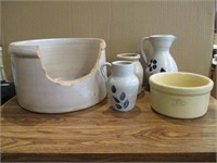 Stoneware Crocks & Pitchers