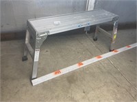 Werner folding aluminum bench