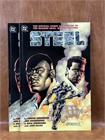 (2) Steel Motion Picture Graphic Novels