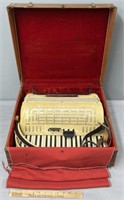Arno Accordion & Case Musical Instrument