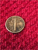 1944 Mercury dime