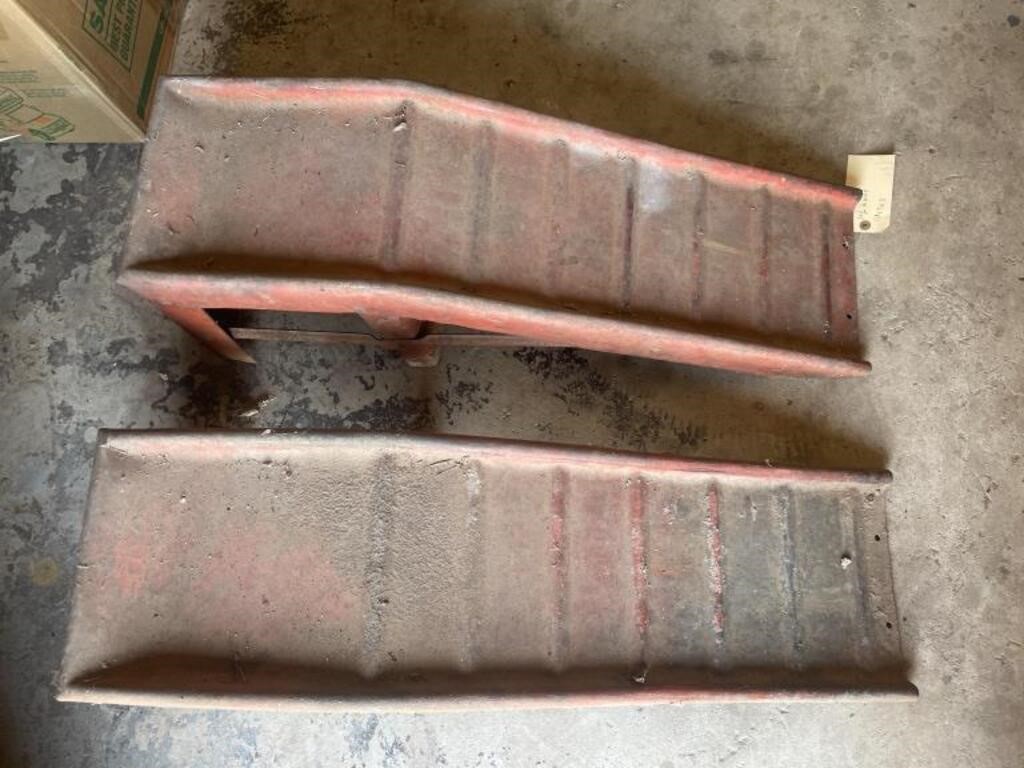 Pair of Metal Car Ramps