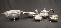 Yeoman England silver plate tea set