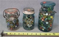 3- Jars of Marbles