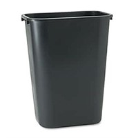 $44-Rubbermaid 10.3 Gal. Black Rectangular Trash C