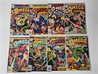 8) MARVEL OMEGA THE UNKNOWN COMIC BOOKS