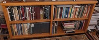 Custom Made Oak Horizontal Book Shelf  4 Shelves