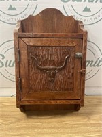 Solid wood 13x4x21 inches Knick Knack cabinet